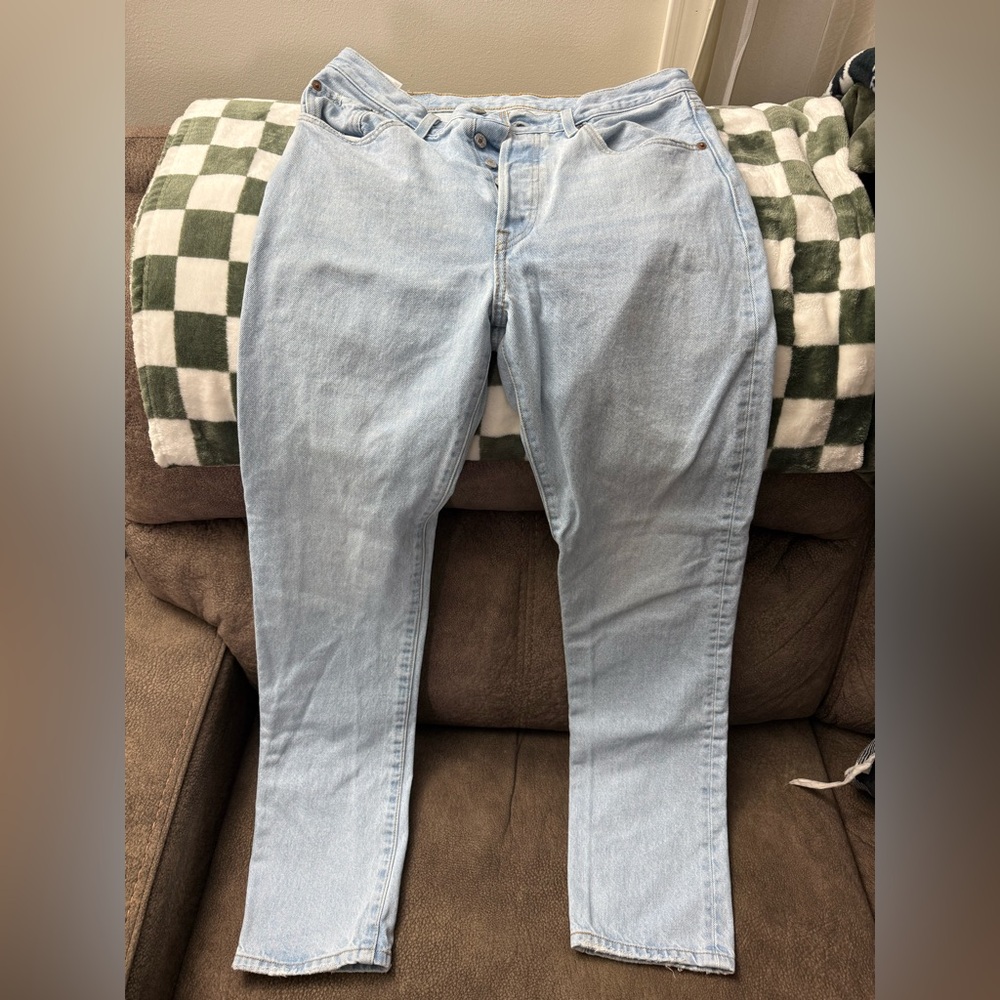 Levi's 501’s Sky Blue Denim Pants